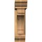 Ekena Millwork Merced Traditional Smooth Bracket w/ Offset Brace, Western Red Cedar, 5 1/2"W x 20"D x 20"H BKT0604X20X20MRC01SWR - alternate 4